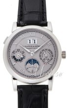 A. Lange & Söhne Langematik-Perpetual Srebrny/Skóra Ø38.5 mm A. Lange & Söhne Langematik-Perpetual Srebrny/Skóra Ø38.5 mm