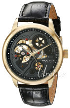 Akribos XXIV Mechanical Czarny/Skóra Ø44 mm Akribos XXIV Mechanical Czarny/Skóra Ø44 mm