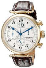 Akribos XXIV Retro Srebrny/Skóra Ø46 mm Akribos XXIV Retro Srebrny/Skóra Ø46 mm