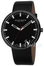 Akribos XXIV Essential Czarny/Skóra Ø43 mm Akribos XXIV Essential Czarny/Skóra Ø43 mm