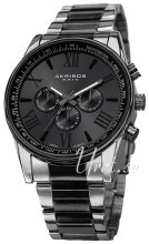 Akribos XXIV Ultimate Czarny/Stal Ø45 mm Akribos XXIV Ultimate Czarny/Stal Ø45 mm