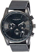 Akribos XXIV Chronograph Czarny/Stal Ø45 mm Akribos XXIV Chronograph Czarny/Stal Ø45 mm