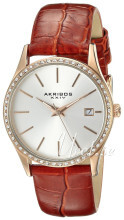 Akribos XXIV Crystal Srebrny/Skóra Ø34 mm Akribos XXIV Crystal Srebrny/Skóra Ø34 mm