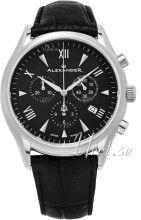 Alexander Heroic Czarny/Skóra Ø42 mm Alexander Heroic Czarny/Skóra Ø42 mm