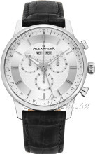 Alexander Statesman Srebrny/Skóra Ø42 mm Alexander Statesman Srebrny/Skóra Ø42 mm