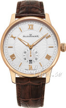Alexander Statesman Srebrny/Skóra Ø42 mm Alexander Statesman Srebrny/Skóra Ø42 mm