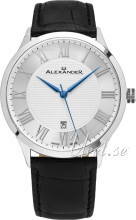 Alexander Statesman Srebrny/Skóra Ø42 mm Alexander Statesman Srebrny/Skóra Ø42 mm