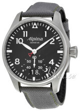 Alpina Startimer Czarny/Skóra Ø44 mm Alpina Startimer Czarny/Skóra Ø44 mm