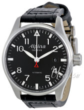 Alpina Startimer Czarny/Skóra Ø40 mm Alpina Startimer Czarny/Skóra Ø40 mm