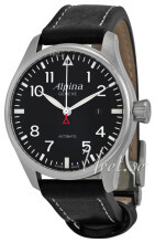 Alpina Startimer Czarny/Skóra Ø44 mm Alpina Startimer Czarny/Skóra Ø44 mm