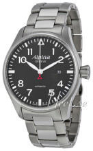 Alpina Startimer Czarny/Stal Ø44 mm Alpina Startimer Czarny/Stal Ø44 mm