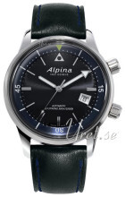 Alpina Seastrong Czarny/Skóra Ø42 mm Alpina Seastrong Czarny/Skóra Ø42 mm