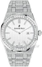 Audemars Piguet Royal Oak Srebrny/18 karatowe białe złoto Ø33 mm Audemars Piguet Royal Oak Srebrny/18 karatowe białe złoto Ø33 mm