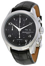 Baume & Mercier Clifton Czarny/Skóra Ø43 mm Baume & Mercier Clifton Czarny/Skóra Ø43 mm