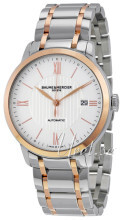 Baume & Mercier Classima Srebrny/18 karatowe różowe złoto Ø40 mm Baume & Mercier Classima Srebrny/18 karatowe różowe złoto Ø40 mm