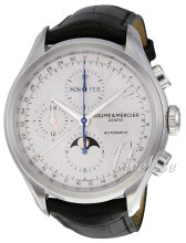 Baume & Mercier Clifton Srebrny/Skóra Ø43 mm Baume & Mercier Clifton Srebrny/Skóra Ø43 mm