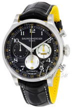 Baume & Mercier Capeland Czarny/Skóra Ø44 mm Baume & Mercier Capeland Czarny/Skóra Ø44 mm