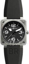 Bell & Ross BR 01-92 Czarny/Guma Ø46 mm Bell & Ross BR 01-92 Czarny/Guma Ø46 mm