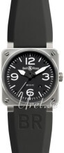 Bell & Ross BR 03-92 Czarny/Guma Ø42 mm Bell & Ross BR 03-92 Czarny/Guma Ø42 mm