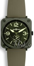 Bell & Ross BR S Quartz Zielony/Guma Ø39 mm Bell & Ross BR S Quartz Zielony/Guma Ø39 mm