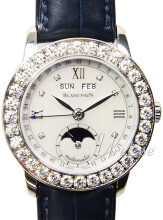 Blancpain Leman Biały/Skóra Ø33.7 mm Blancpain Leman Biały/Skóra Ø33.7 mm