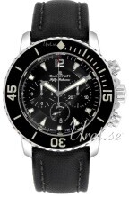 Blancpain Fifty Fathoms Czarny/Skóra Ø45 mm Blancpain Fifty Fathoms Czarny/Skóra Ø45 mm
