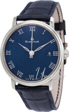 Blancpain Villeret Niebieski/Skóra Ø38 mm Blancpain Villeret Niebieski/Skóra Ø38 mm
