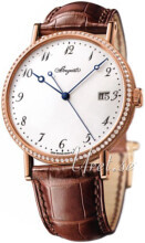 Breguet Classique Biały/Skóra Ø38 mm Breguet Classique Biały/Skóra Ø38 mm
