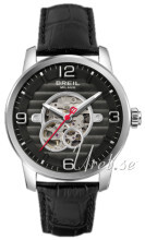 Breil Czarny/Skóra Ø44 mm Breil Czarny/Skóra Ø44 mm