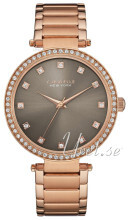 Bulova Crystal Szary/Stal w kolorze różowego złota Ø38 mm Bulova Crystal Szary/Stal w kolorze różowego złota Ø38 mm