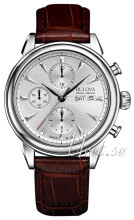 Bulova Accutron Srebrny/Skóra Ø42 mm Bulova Accutron Srebrny/Skóra Ø42 mm