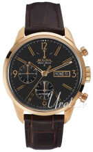 Bulova Czarny/Skóra Ø41 mm Bulova Czarny/Skóra Ø41 mm
