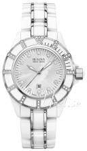 Bulova Biały/Stal Ø42 mm Bulova Biały/Stal Ø42 mm