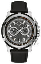 Bulova Harley-Davidson Szary/Skóra Ø44 mm Bulova Harley-Davidson Szary/Skóra Ø44 mm