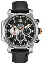 Bulova Harley-Davidson Czarny/Skóra Bulova Harley-Davidson Czarny/Skóra