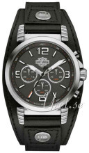 Bulova Harley-Davidson Czarny/Skóra Bulova Harley-Davidson Czarny/Skóra