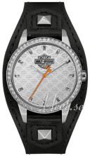 Bulova Harley-Davidson Srebrny/Skóra Bulova Harley-Davidson Srebrny/Skóra