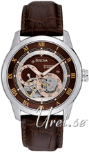 Bulova Mechanical Brązowy/Skóra Ø42 mm Bulova Mechanical Brązowy/Skóra Ø42 mm