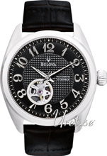 Bulova Mechanical Czarny/Skóra Ø42 mm Bulova Mechanical Czarny/Skóra Ø42 mm