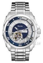 Bulova Mechanical Niebieski/Stal Ø46 mm Bulova Mechanical Niebieski/Stal Ø46 mm