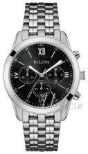 Bulova Bracelet Czarny/Stal Ø40 mm Bulova Bracelet Czarny/Stal Ø40 mm