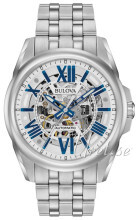 Bulova Bracelet Biały/Stal Ø43 mm Bulova Bracelet Biały/Stal Ø43 mm