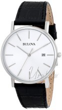 Bulova Dress Srebrny/Skóra Ø37 mm Bulova Dress Srebrny/Skóra Ø37 mm