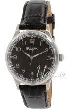 Bulova Dress Czarny/Skóra Ø40 mm Bulova Dress Czarny/Skóra Ø40 mm