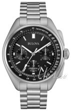 Bulova Bracelet Czarny/Stal Ø45 mm Bulova Bracelet Czarny/Stal Ø45 mm