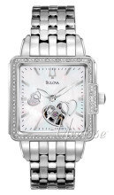 Bulova Diamond Biały/Stal Bulova Diamond Biały/Stal