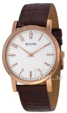 Bulova Dress Biały/Skóra Ø38 mm Bulova Dress Biały/Skóra Ø38 mm