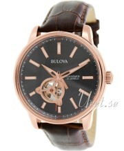 Bulova Mechanical Czarny/Skóra Ø45 mm Bulova Mechanical Czarny/Skóra Ø45 mm