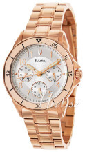 Bulova Bracelet Srebrny/Stal w kolorze różowego złota Ø35 mm Bulova Bracelet Srebrny/Stal w kolorze różowego złota Ø35 mm