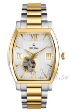 Bulova Mechanical Biały/Stal w odcieniu złota Bulova Mechanical Biały/Stal w odcieniu złota